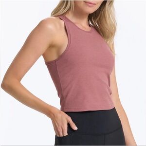 NWT Vuori Mudra Plyo Tank Rosewood Heather